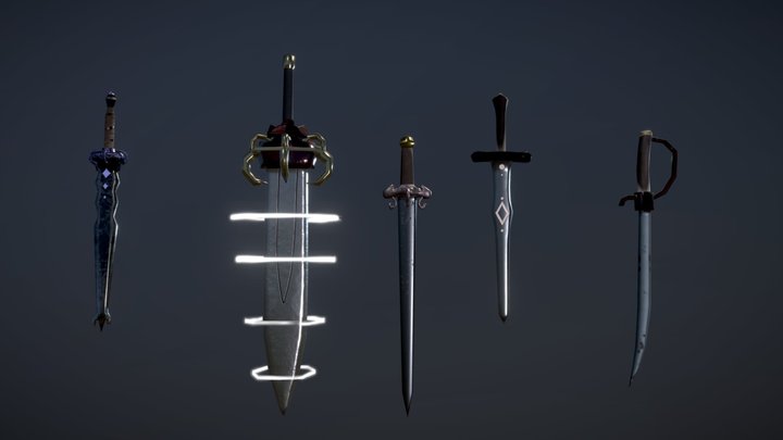 Pack Sword 3D Model