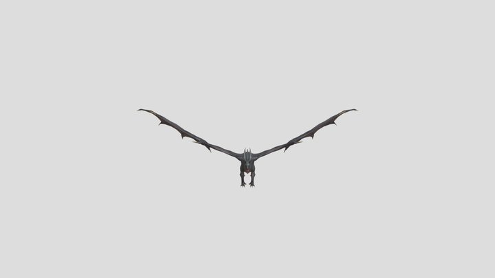 Black Dragon 3D Model