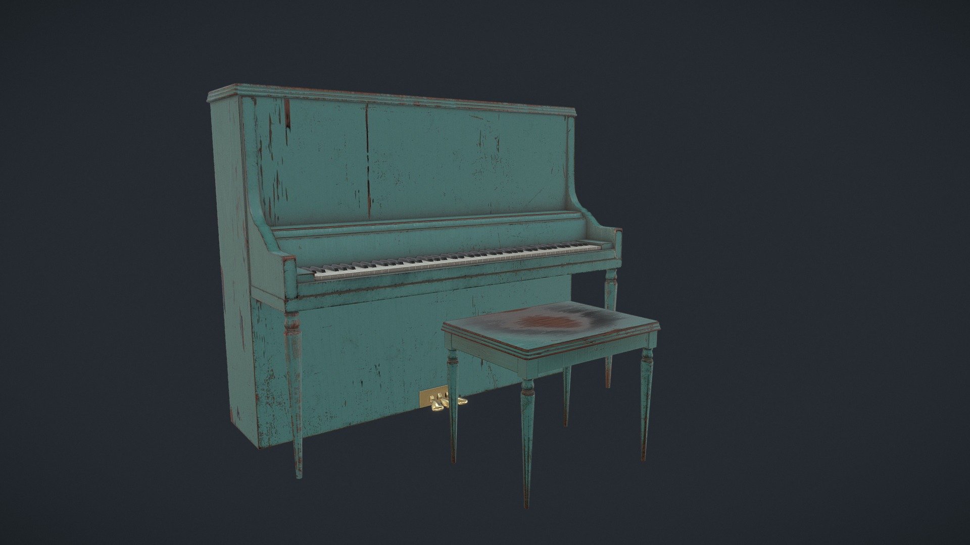 Piano game-prop - 3D model by Milan (@mimobl1) [81f5a03] - Sketchfab