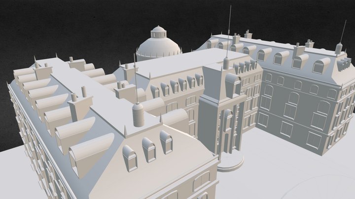 Wayne Manor 3D Model