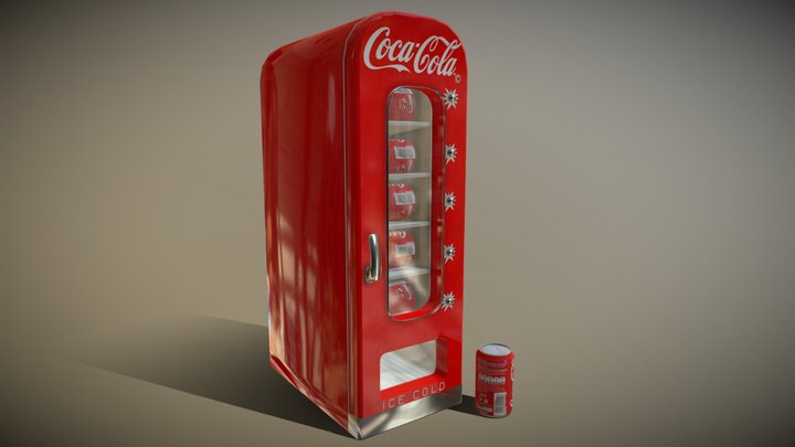 Coke dispenser 3D Model