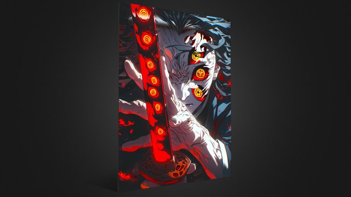 Demon Slayer - Kokushibo [Premium UV] 3D Model