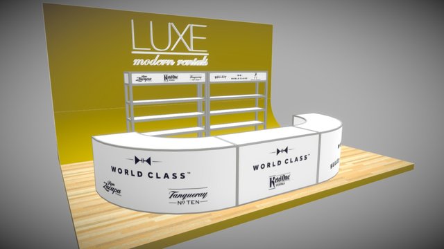 Bar Mockup 3D Model