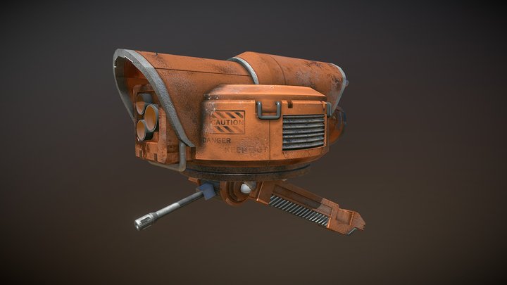 Sci-Fi war robot 3D Model