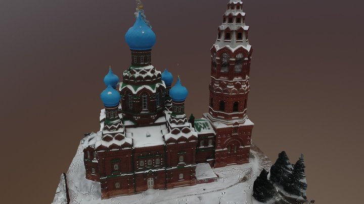Тарасовка храм 3D Model
