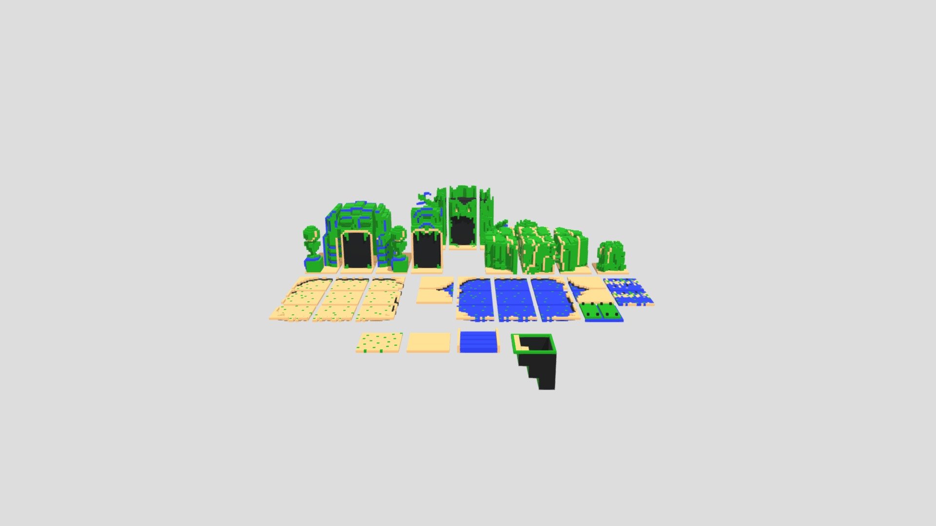 Overworld Tiles Green