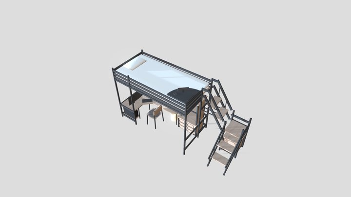 Bed 3D Model