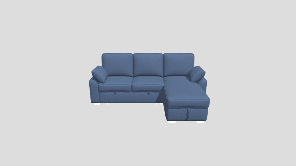 Modern L Shape Convertible Sofa