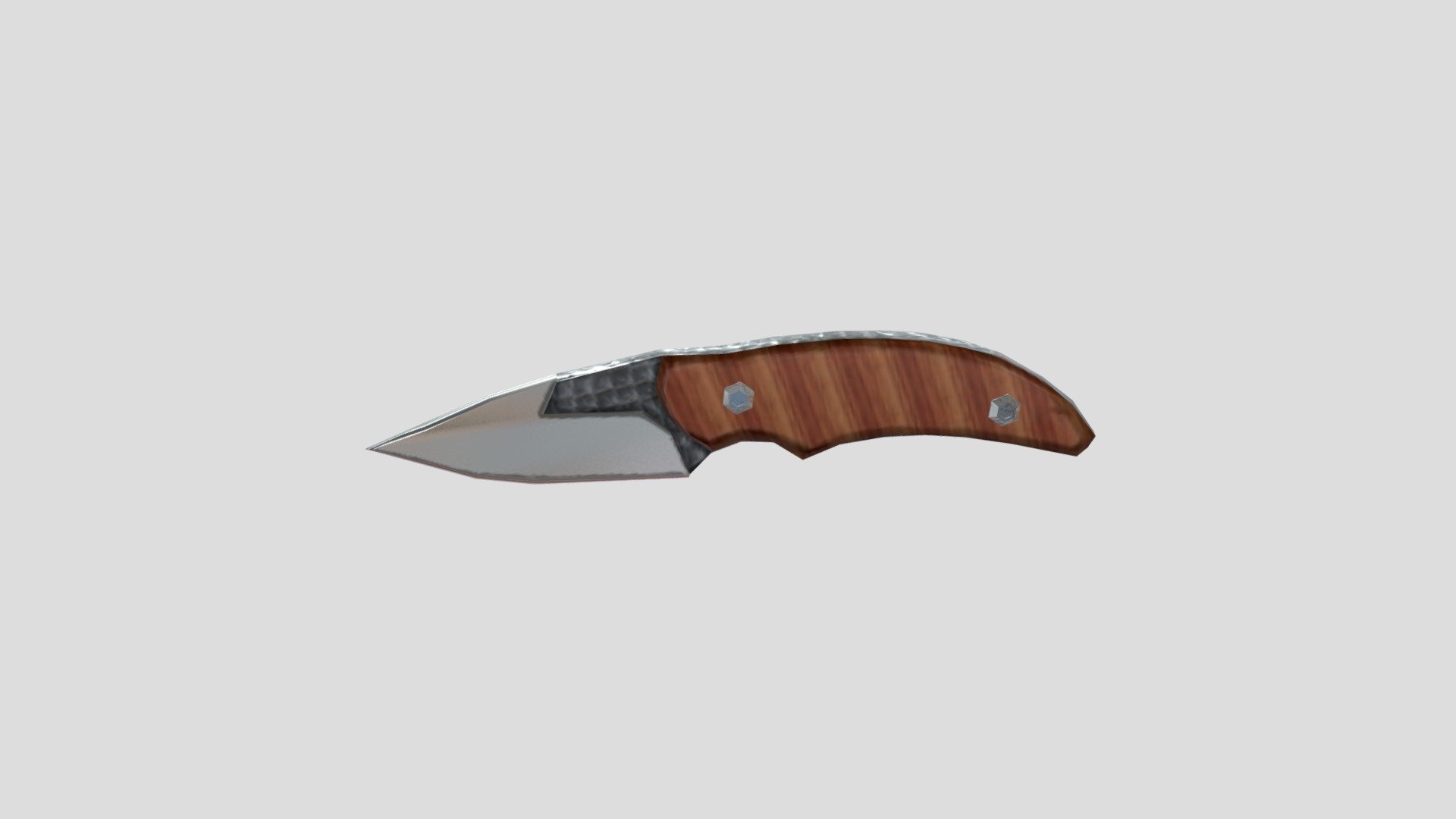 Low Poly Gut Knife