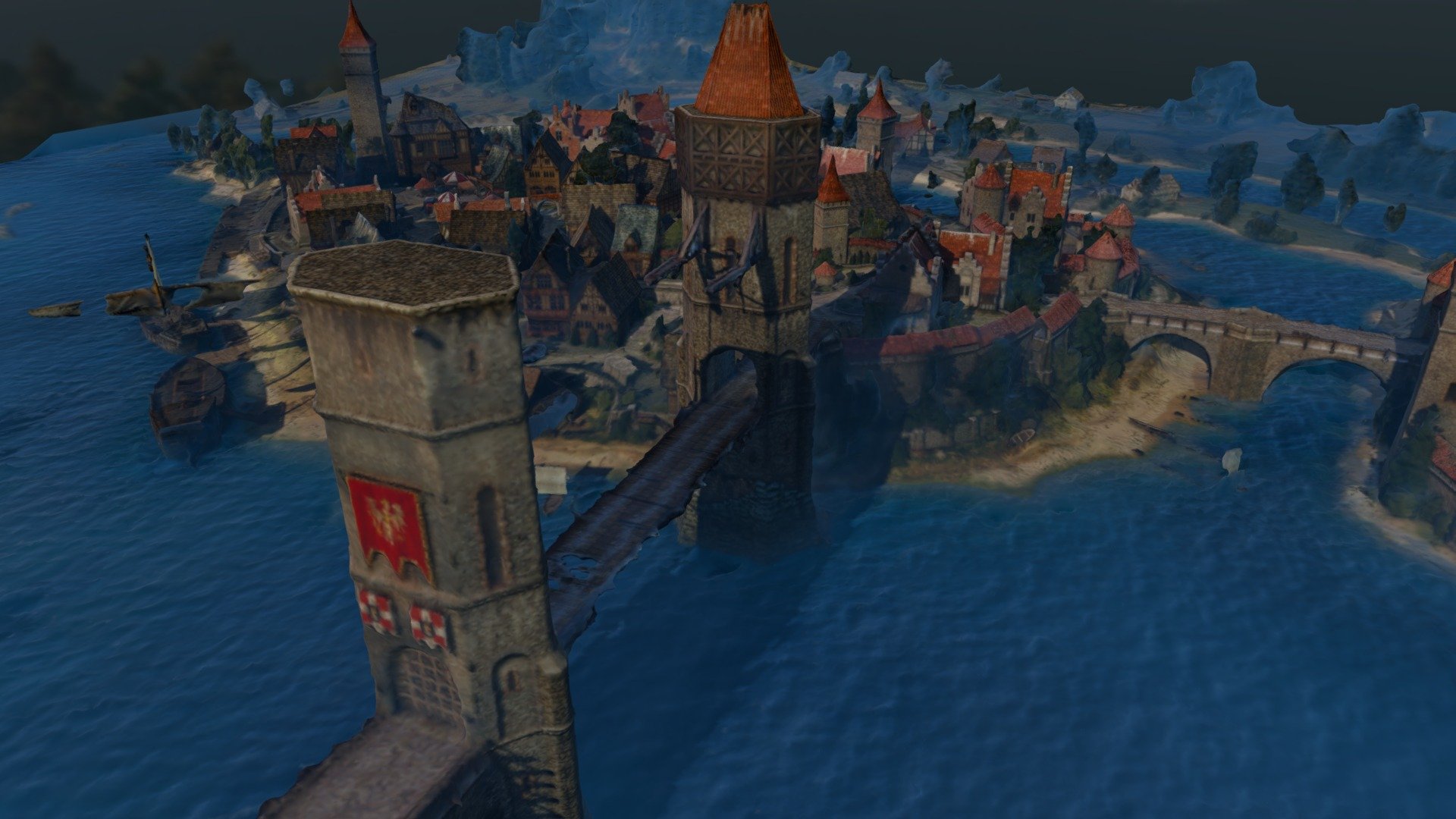Witcher Oxenfurt city