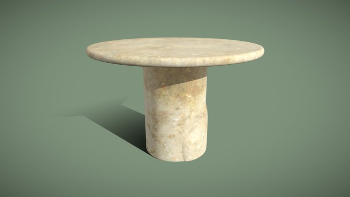 Stone Table 3D Model