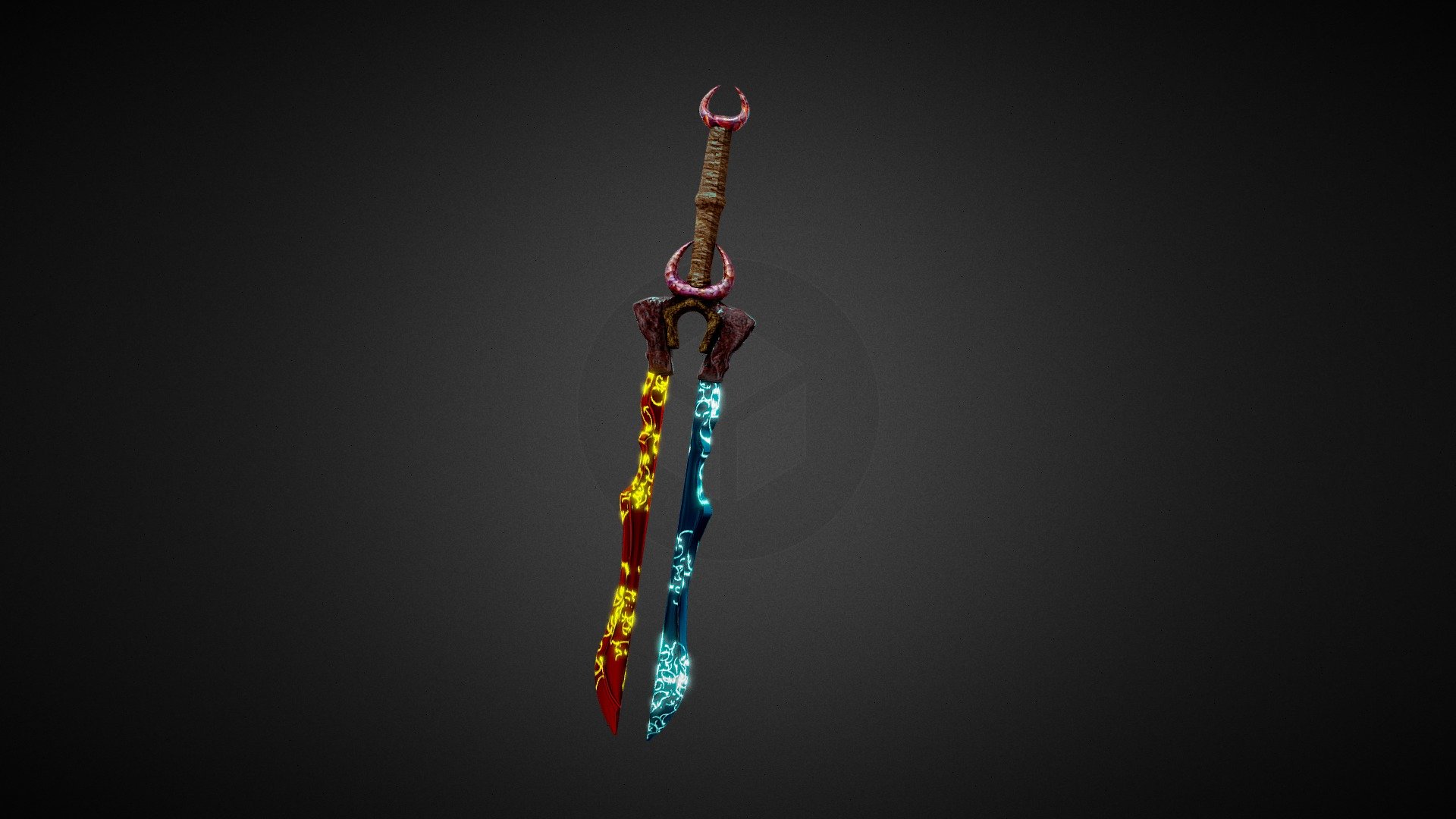 Glowing magic sword - Download Free 3D model by tatiantih [81fc174 ...