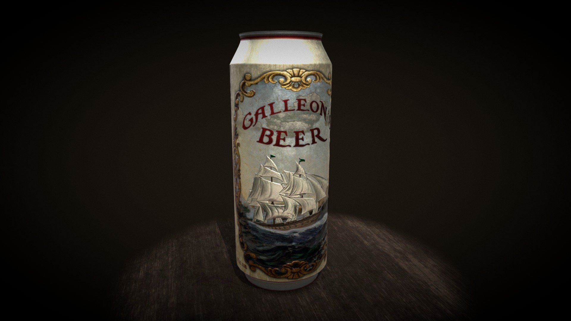 Galleon's Beer Can - 3D model by Hadrien59 [81fc348] - Sketchfab