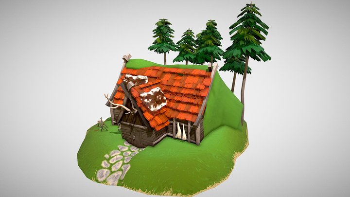 DAE Vilages | Viking Bonecarver 3D Model