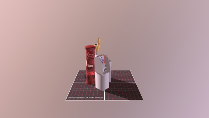 QWeek Props 3D Model