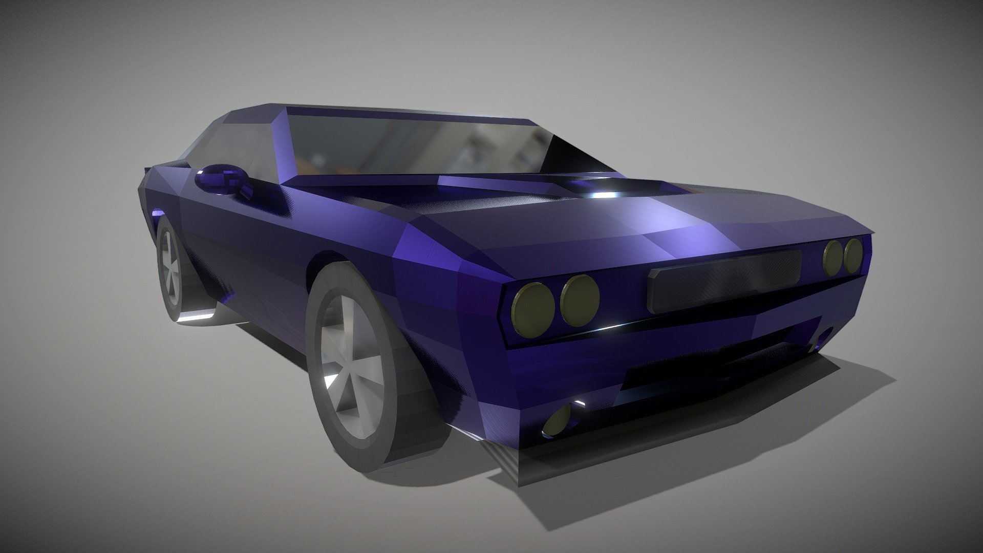 Challenger Mopar 2010 with custom hood