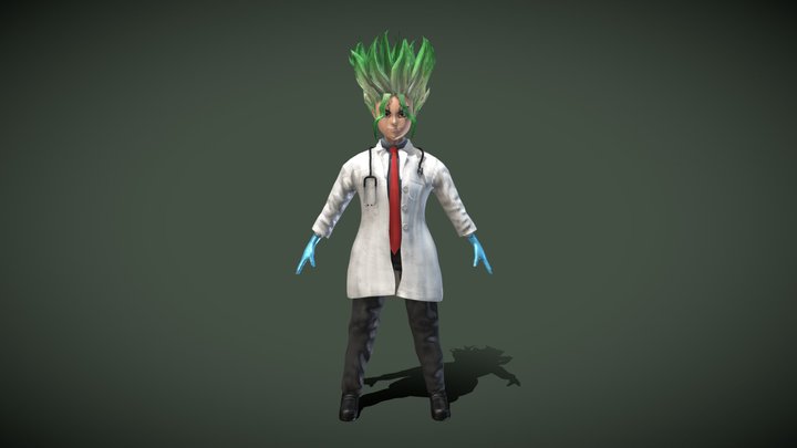 Senku Ishigami 3D Model