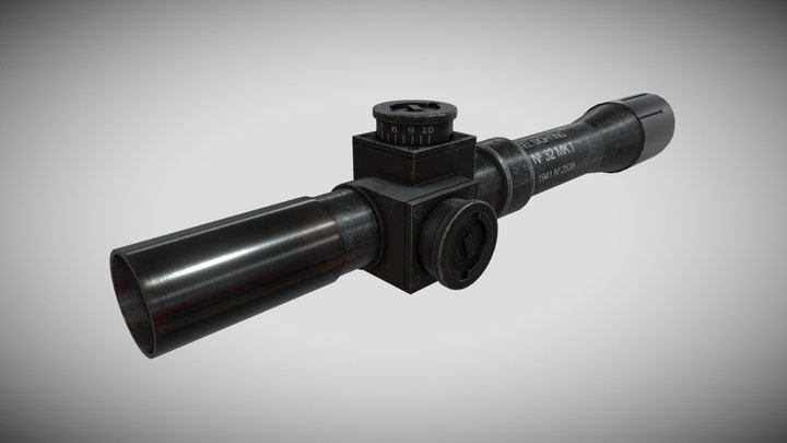 Lee-Enfield No. 32 Mk I Scope 3D Model
