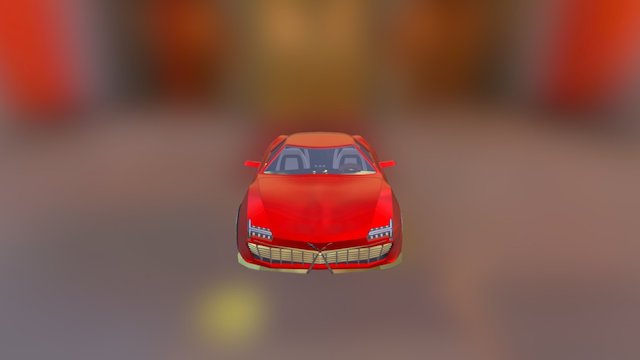 Corvette Stingray 2025 3D Model