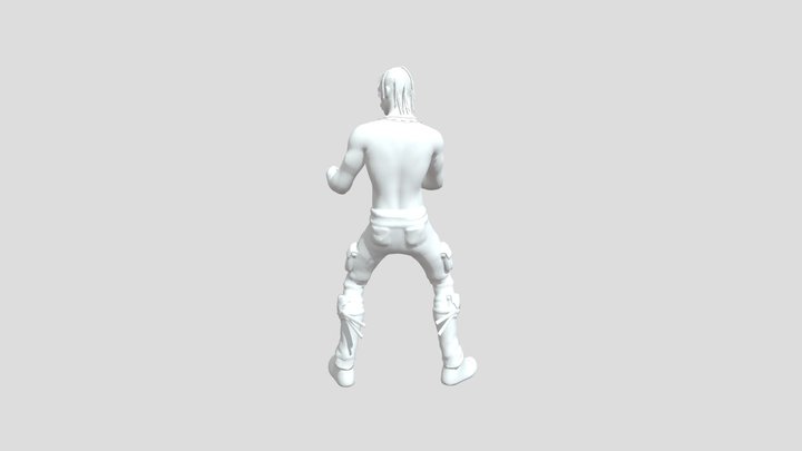 Travis Scott Goosebumps anim 3D Model