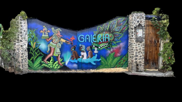 Puerta La Galería (Panajachel, Guatemala) – Gratis 3D-model STL