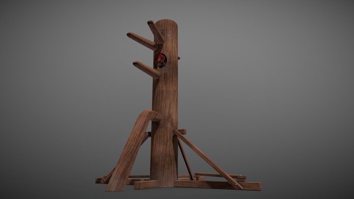 Wing Chun Dummy 3D Model