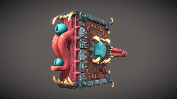 Magical Book 3D Model