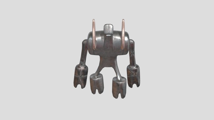 Cartoon Character Project 3D Model