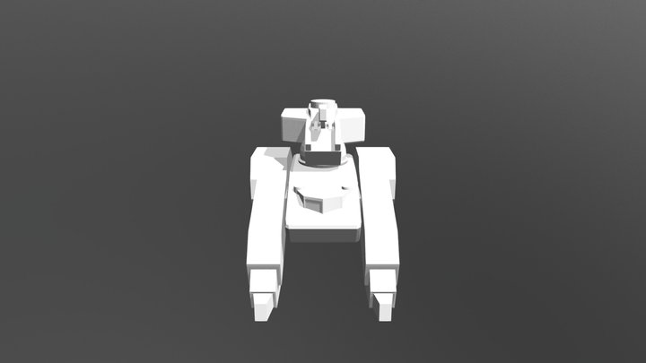 simple MGSV Battle Gear 3D Model
