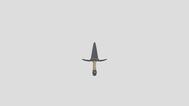 Medieval Sword 3D Model
