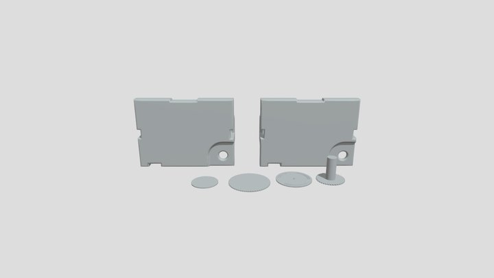 Mecanismo Reloj V3 3D Model