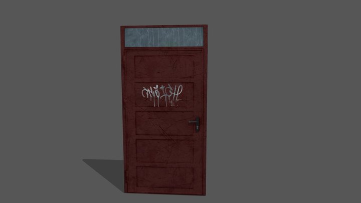 Metal Door - GameReady 3D Model