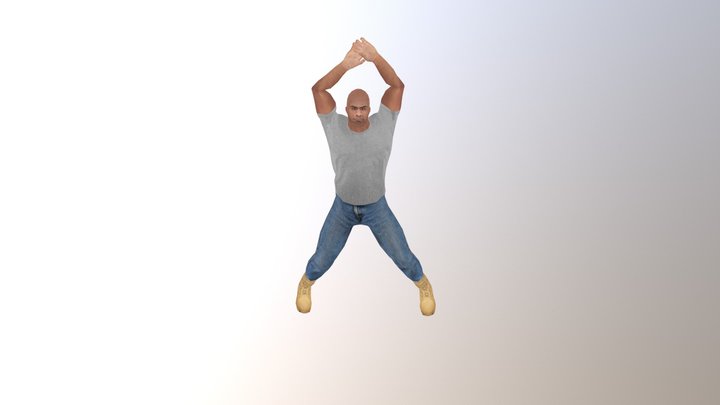 Jumping Jacks 3D Model