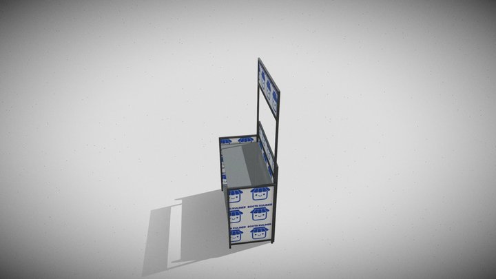 BOOTH PORTABLE 1JT AN 3D Model