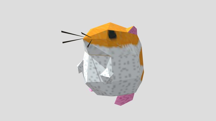 Kirby 64: Rick The Hamster 3D Model