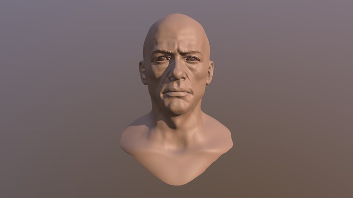 Old JCVD 3D Model