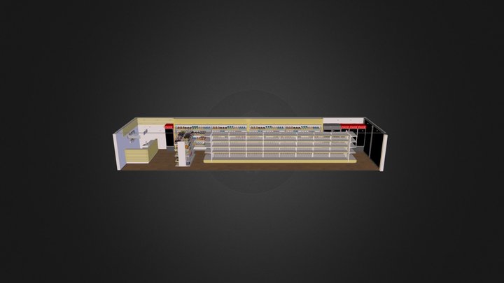 Market in China Cruise 3D Model