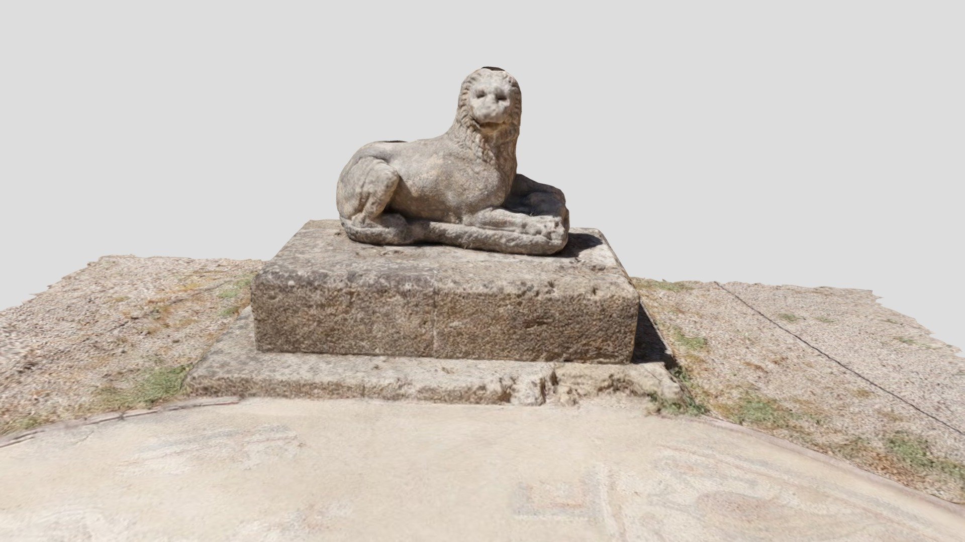 Hellenistic Stone Lion, Rhodos - 3D model by patrickla [8208d2d ...