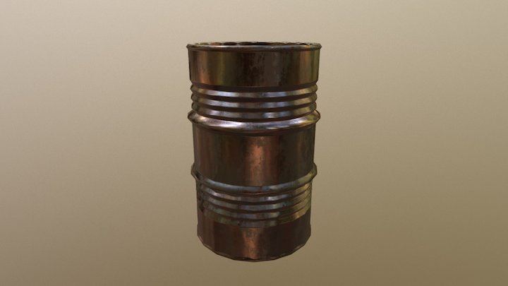 Barrel 3D Model