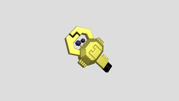 Key Splatoon 3D Model