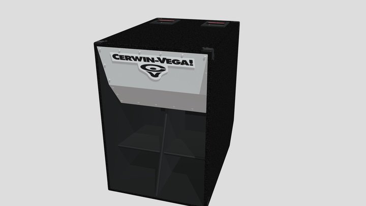 Cerwin Vega! L36 Subwoofer Speaker 3D Model