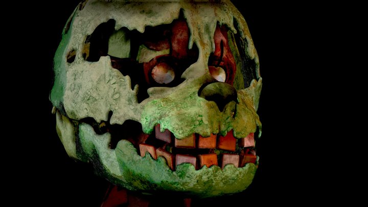 Semi-Realistic Springtrap 3D Model