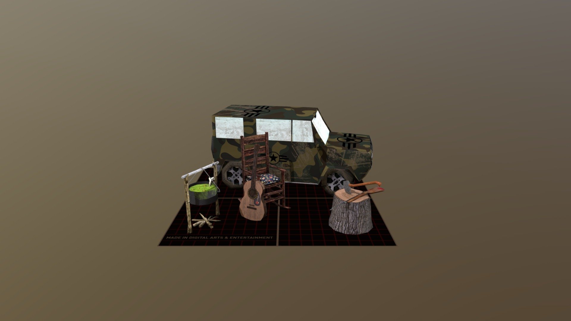 5 Props - Forest Loner