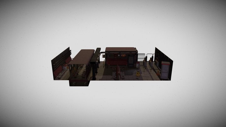 CT6122 - West-Haven Subway Station 3D Model