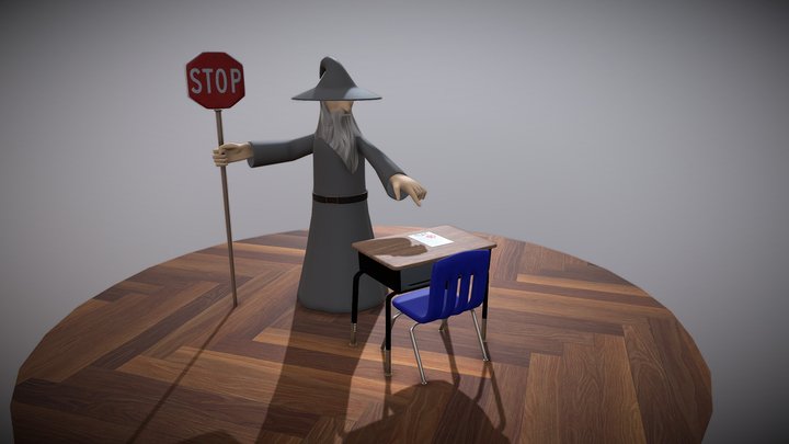 You, SHall NOt, PASS! 3D Model