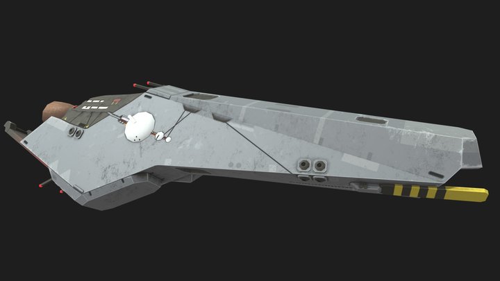 Rylek's Raiders: Predator class galleon 3D Model