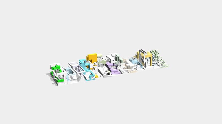 Studio Neighborhood 3D Model