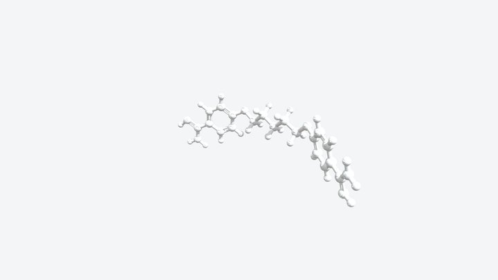 Pentamidine 3D Molecular Model — CAS 100-33-4