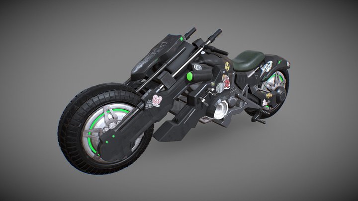 Motorbike 3D Model