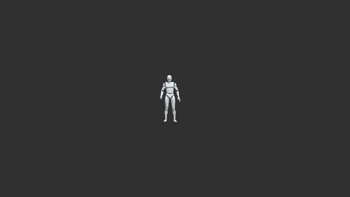 Throws A Javelin And Throws 3D Model
